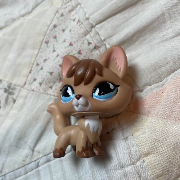 littlest pet shop authentic fox 2007 hasbro blue eyes - Picture 3 of 6